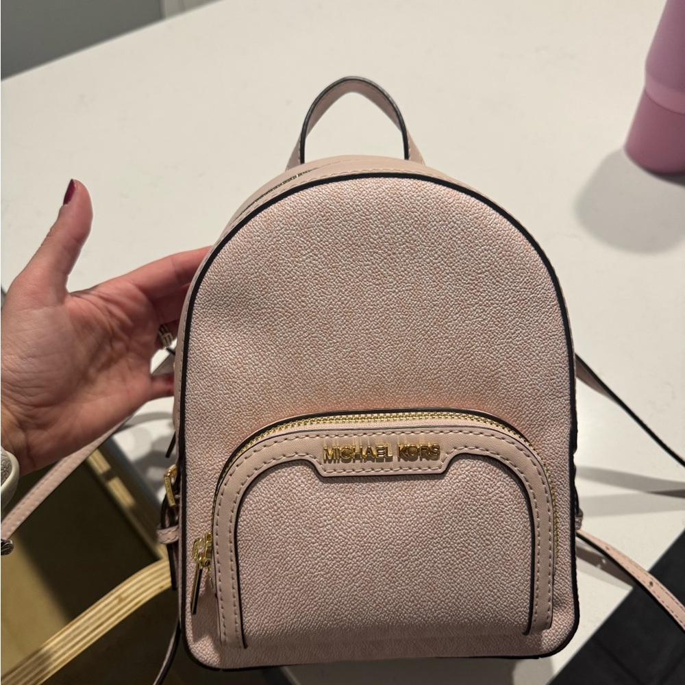 Michael Kors Pink Backpack